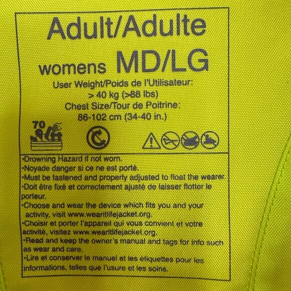 Stohlquist Betsea Women-Specific PFD/Lifejacket, Size M-L, in Aqua, Excellent! - Picture 3 of 4